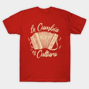 La Cumbia Es Cultura - vintage design T-Shirt